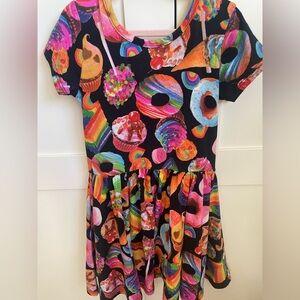 5t girls cupcake donut dress